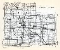 Olmsted County, New Haven, Farmington, Kalmar, Cascade, Haverhill, Viola, Quincy, Salem, rochester, Marion, Eyota, Dover, Minnesota State Atlas 1954